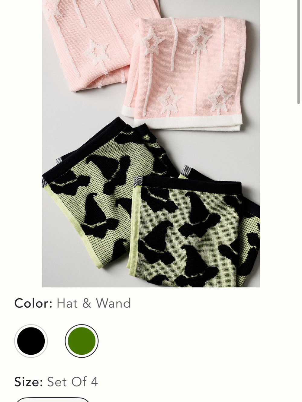 Anthropologie Icon Hat & Wand Dishcloths